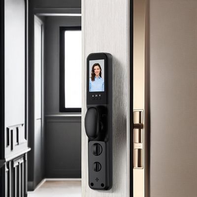 C クラス セキュリティロック 3D 顔認識と指紋付き スマートドアロック