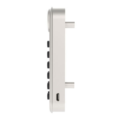ガラスドア 電子キーパッドロッカー キャビネットロック コード パスワードとUSB 解錠方法