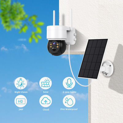 2MP 1080p CMOS センサー 太陽光パネル パワー付き Wi-Fi IP カメラ
