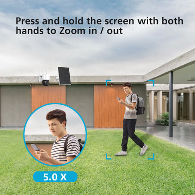 2MP 1080p CMOS センサー 太陽光パネル パワー付き Wi-Fi IP カメラ