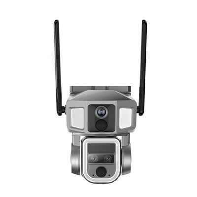 太陽光カメラ 4MP 無線屋外警備カメラ ナイトビジョンとNIVIEWアプリ制御