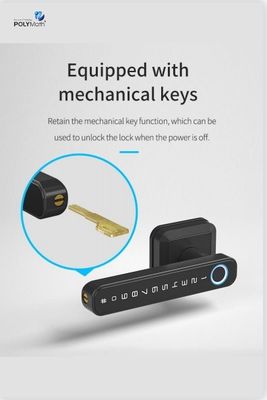 Wi-Fi 接続 Bluetooth 入口ロック ハンドル モダン シンプル スタイル ドアロック