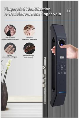 ホテルのスマートドアロック 顔認識とAPP制御 4200mAのバッテリーで動いています