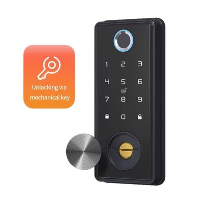 亜鉛合金 ブラック・ブルー・トゥース スマートロック ワイファイネットワーク ツイアAPPメモリーカード