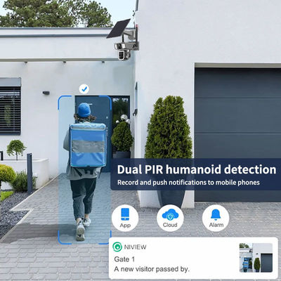 防水設計とH.265ビデオエンコーディングの4MPワイヤレスソーラーWiFiセキュリティカメラ