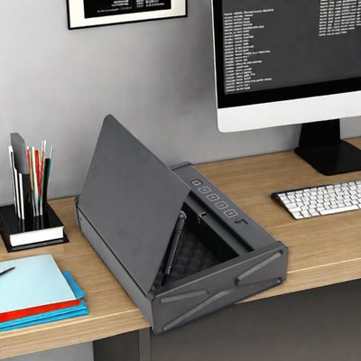 ホットキーレスバイオメトリック指紋セーフボックス 家庭やオフィス用 ドアの厚さ 2.5mm