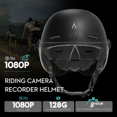 スマートサイクリング機能 ABS EPSLENS PCシェルヘルメット 1080p HD自転車アクションカメラ