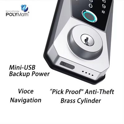 北米 木製ドア スマートロック 自動指紋とWiFi接続