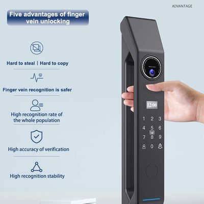 精密指先脈読解器 スマートドアロック C級安全ロックシリンダーとAPP
