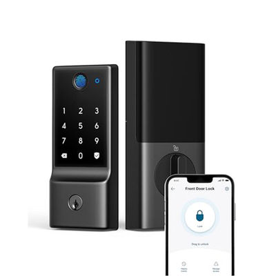 現代のミニマリストスタイルとメモリーカードデータストレージオプションのスマートドアロック