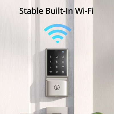 現代のミニマリストスタイルとメモリーカードデータストレージオプションのスマートドアロック