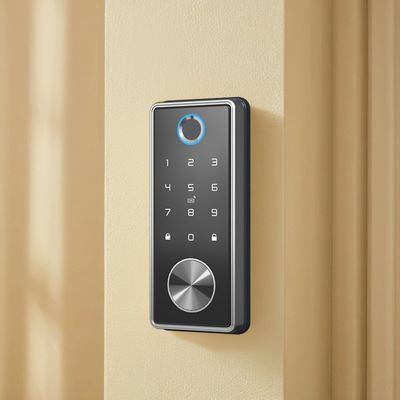 スマートWiFi指紋ドアロック 木製 アルミと鋼のドア メモリーカードオプション