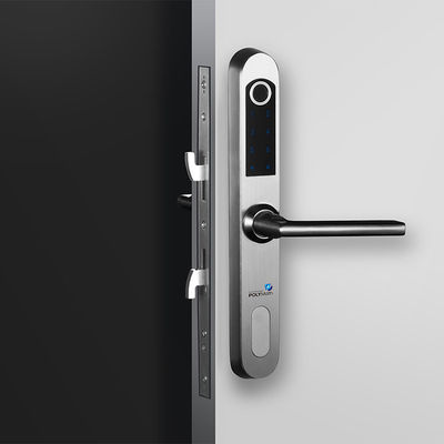 高セキュリティ シルバー効率のためのインテリジェント電子指紋WiFiドアロック