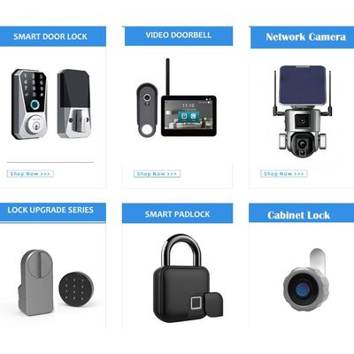 TUYA WiFi BLE スマート寝室ドアロックシリンダーとメモリーカードで自宅を安全に