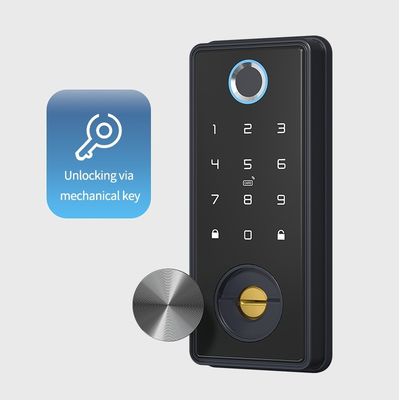 POLYMATH TT アプリ ツールのドアのロックのためのシリンダースマートフロントドアロック APP 指紋ロック解錠方法