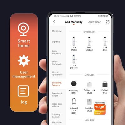 POLYMATH スマート ベッドルーム Wifi エレクトロニック インテリジェント ツイヤ ドアロック APP コントロール