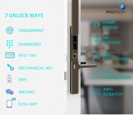 ブラック デジタル チェラダラス 電子 スマート テクノロジー セキュリティ キーロック Wifi ネットワーク