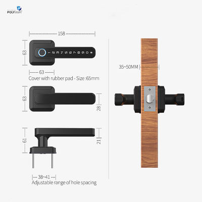 亜鉛合金 バイオメトリック指紋ロック TTロック Wifi スマートロック M1 強化セキュリティ