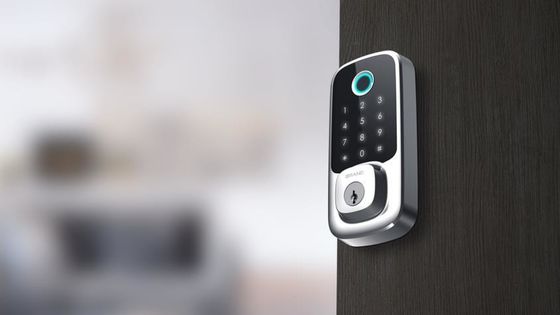 スマート セキュリティ キー と メモリー カード 機能 の 外部 指紋 ドア 錠