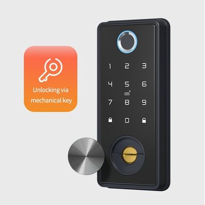 アルミドア TUYA スマートロック 指紋認識とメモリーカード保存