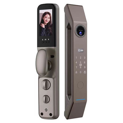 クラウドデータストレージ 鍵のないアクセス スマートドアロック 木製とステンレス鋼のドア