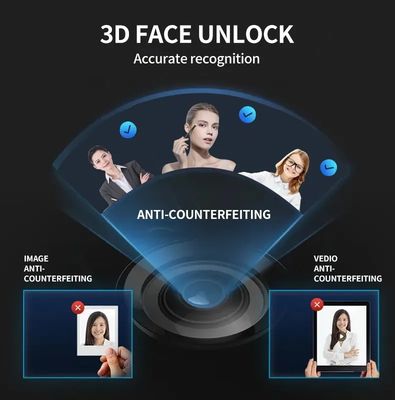 スマート ツヤ Wifi 3D 顔認識 指紋 デジタル スマート ドア ロック