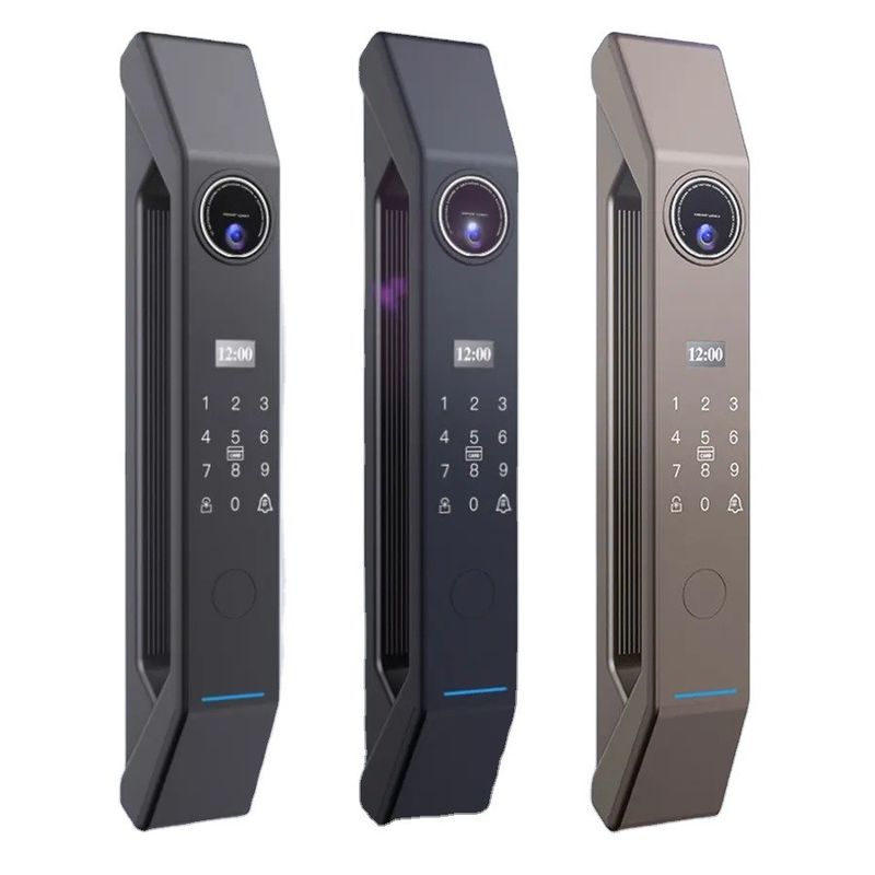 C クラス セキュリティロック 3D 顔認識と指紋付き スマートドアロック
