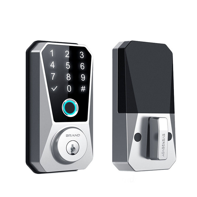 バッテリー マイクロUSB 亜鉛合金 鋼鉄またはステンレス鋼のドアのためのWiFi スマートロック