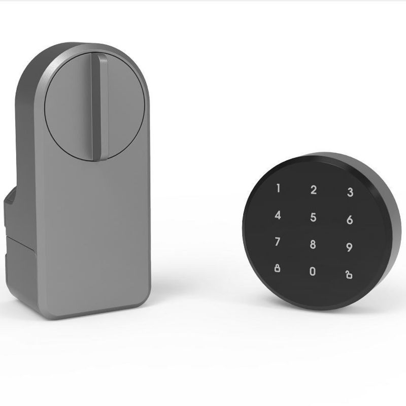 グレーWiFi スマートゲートロックを導入